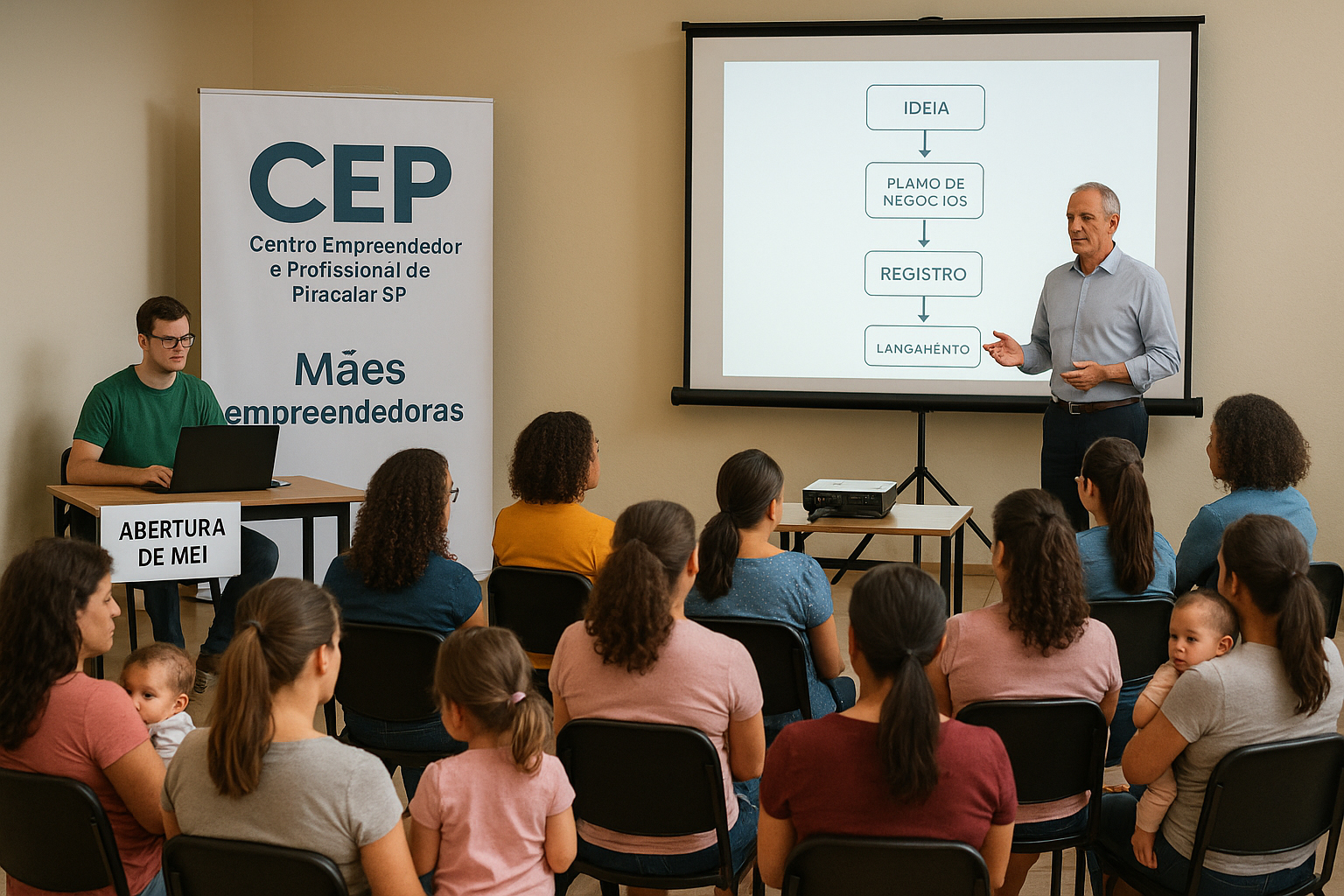 Soluções educativas e suporte técnico oferecidos pelo projeto CEP da Associação Verde Esperança, com foco em capacitação, eventos e plataforma digital.